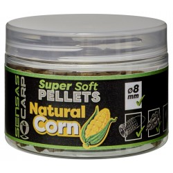 Pelete Soft Sensas - Super Soft Natural Corn 60g 8mm Pelete Soft Sensas - Super Soft Natural Corn 60g 8mm